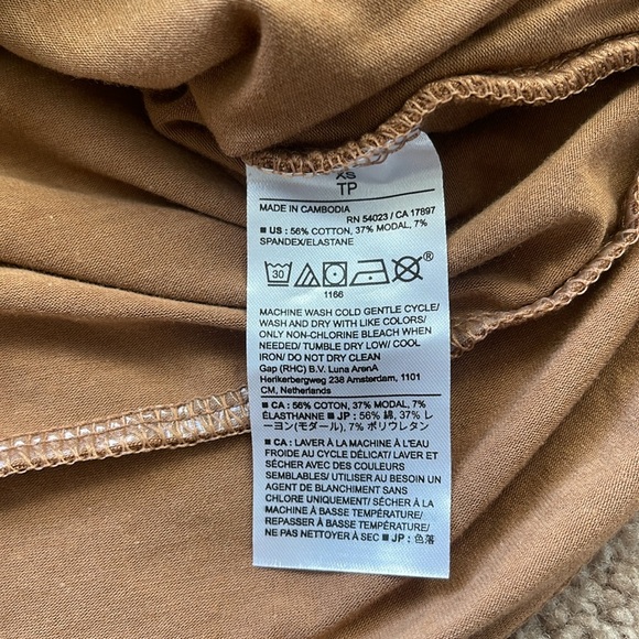 Banana republic bloc tan twist front body suit size XSasnew - Picture 3 of 5